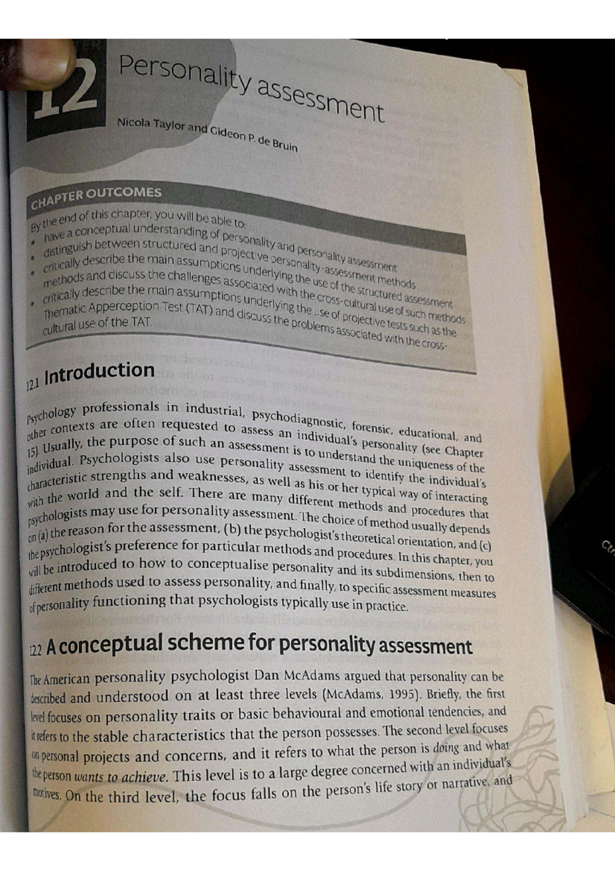 Personality Assessment: Key Concepts and Methods (PSY 101) - Studocu
