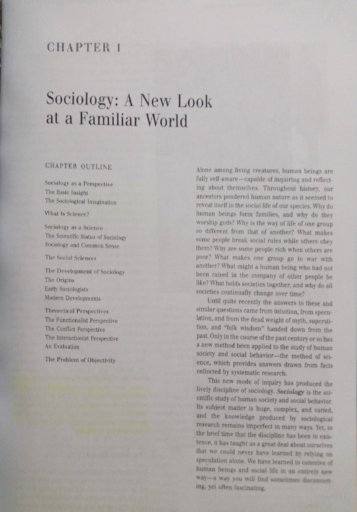 Sociology 101: An Introductory Overview of Key Concepts - Studocu