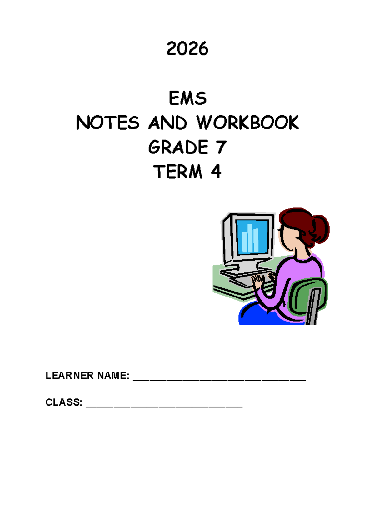 Grade 7 EMS Term 4 Notes: Production, Resources & Banking - Studocu