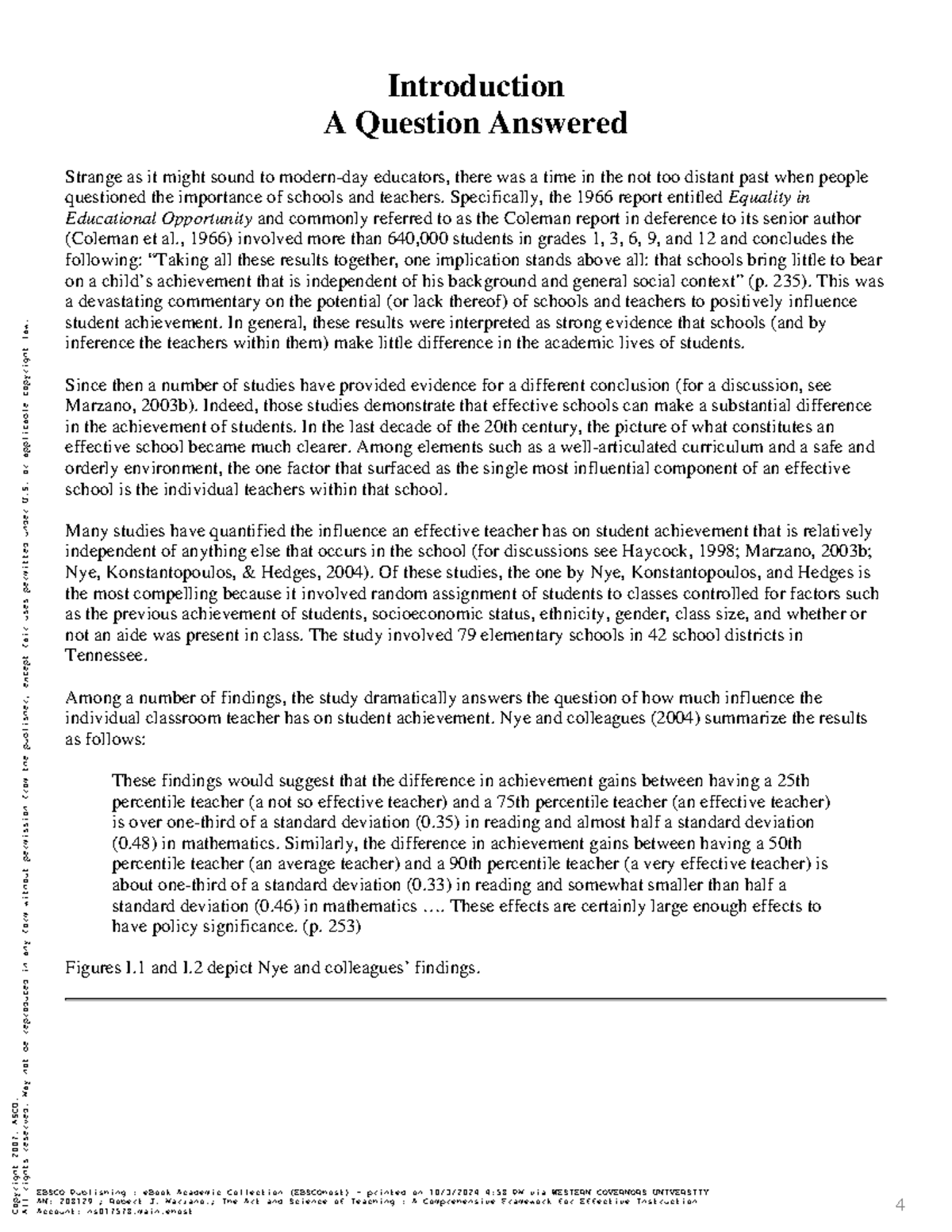 The Art and Science of Teaching: A Framework for Effective Instruction ...