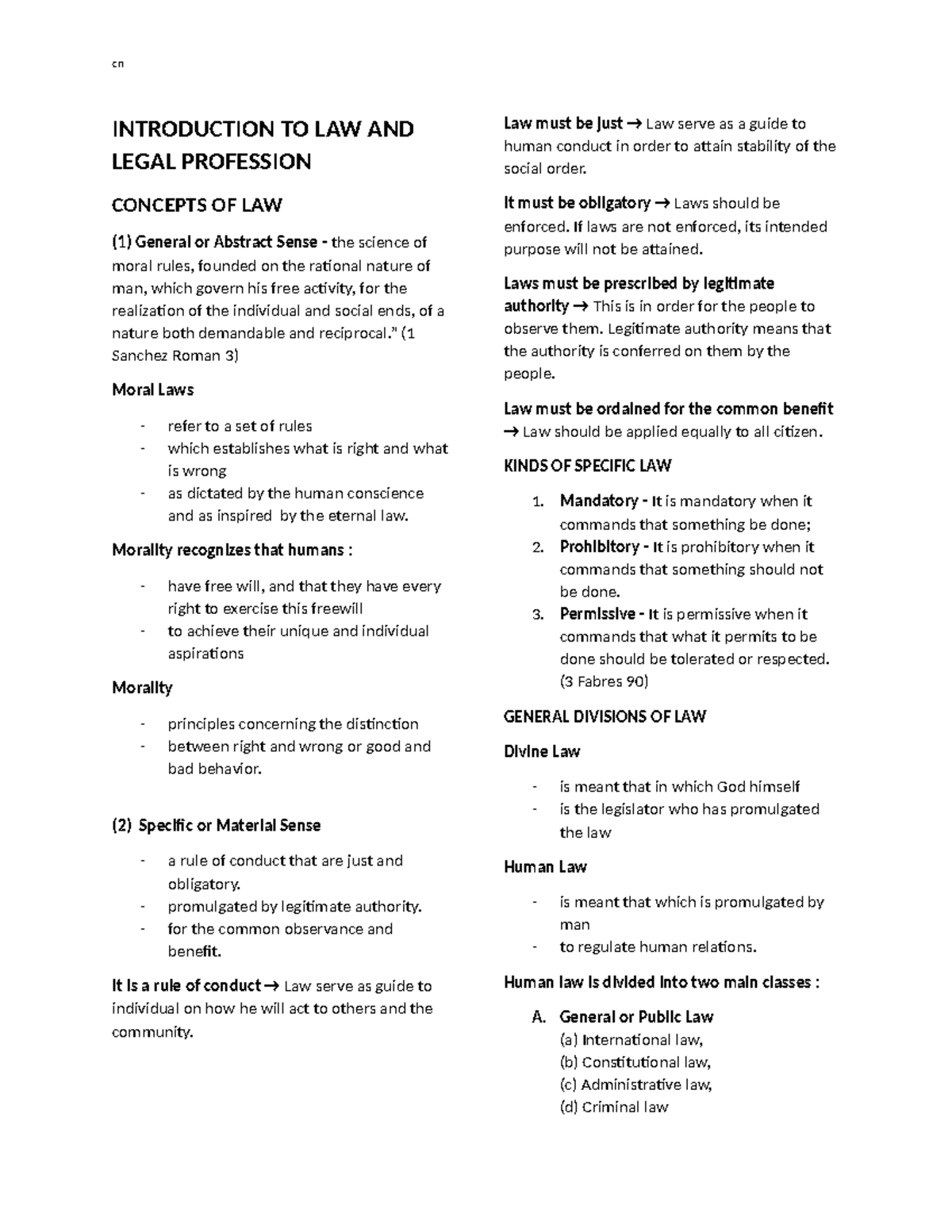 LLP 101 - Comprehensive Review of Law and Legal Profession Concepts ...