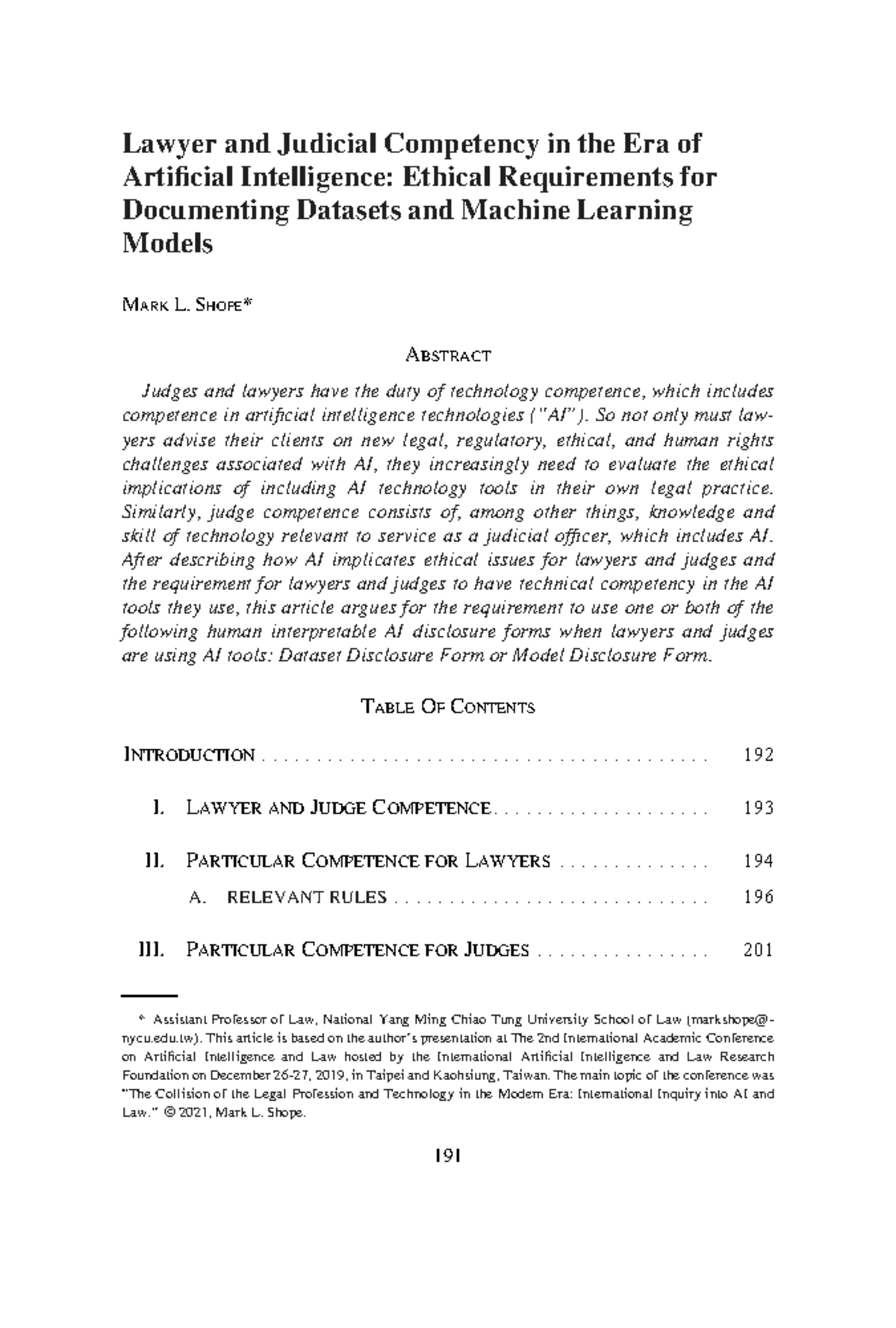 Lawyer & Judge Competence: Ethical AI Disclosure Forms in Law - Studocu