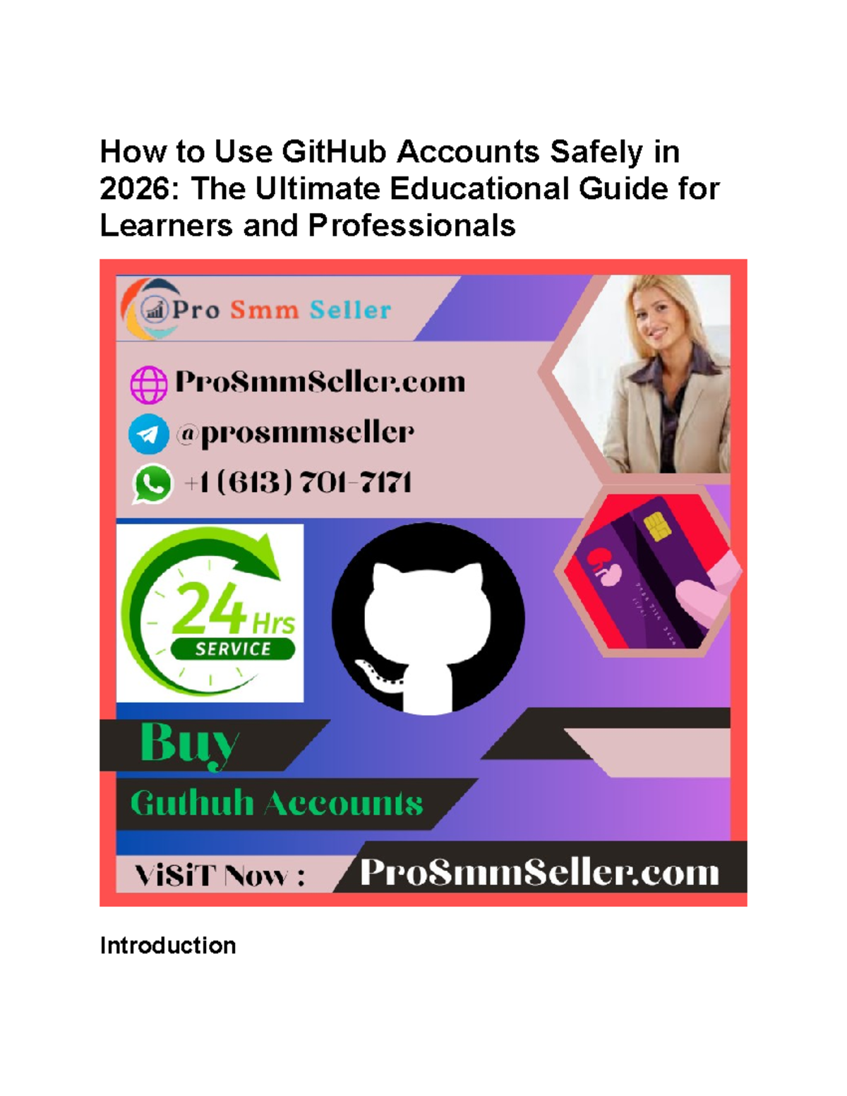 Step-by-Step Guide to Buying Old GitHub Accounts Safely in the USA ...