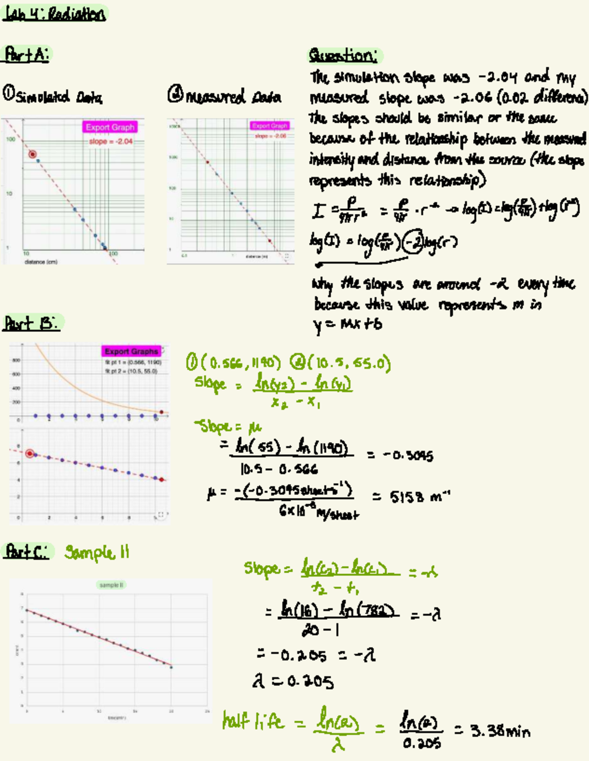 Labs4radiation - lab 4 radiation questions and calculations ...