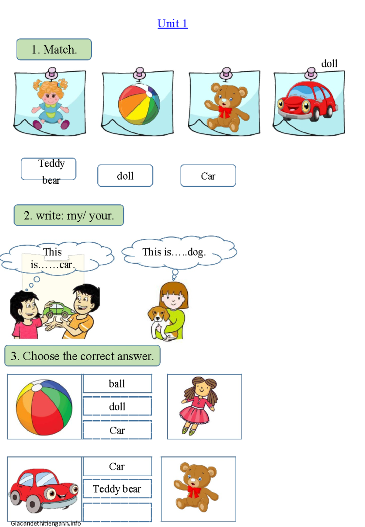Unit 1 - Vocabulary and Comprehension Exercises - Studocu