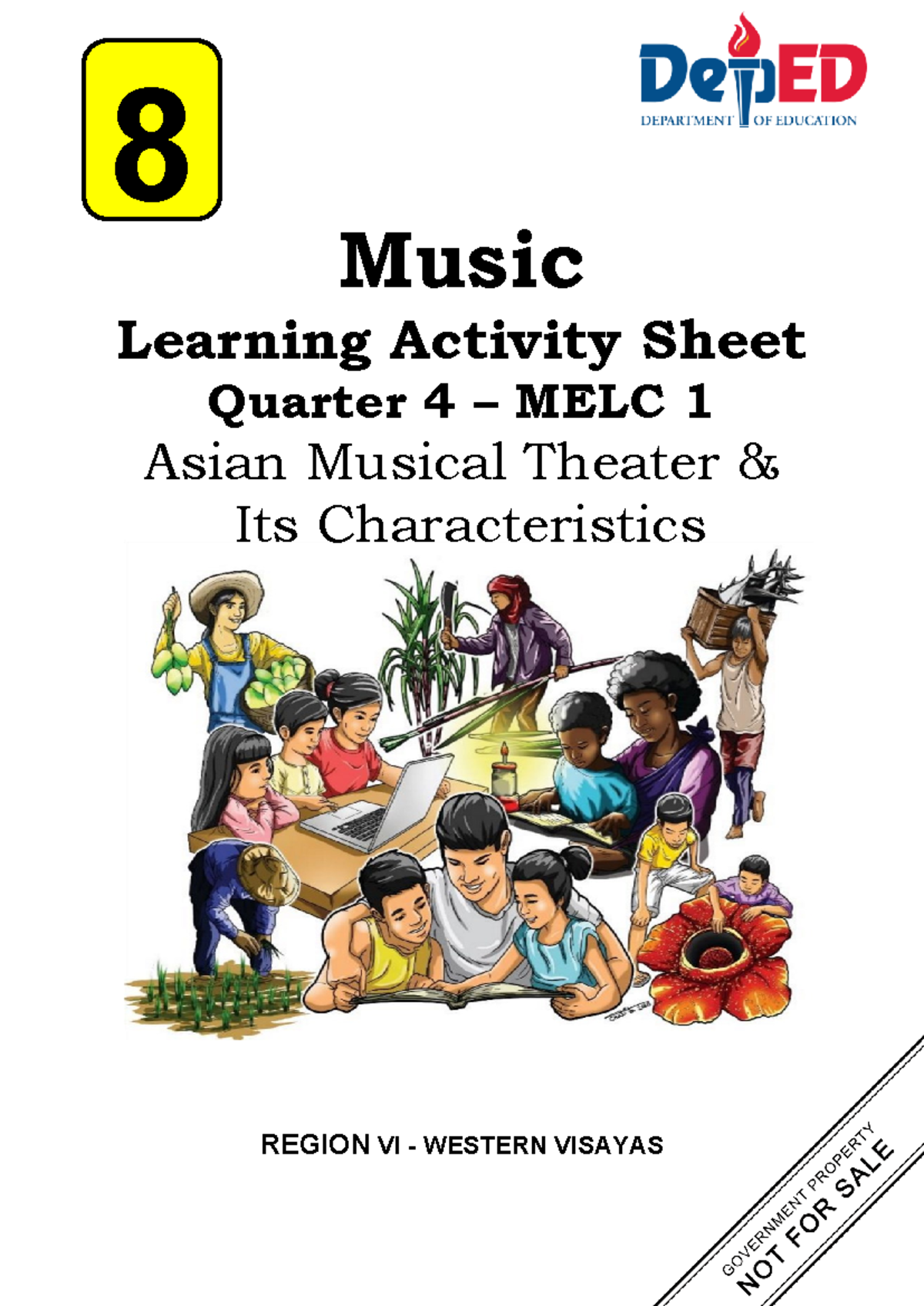 Q4 Music 8 LAS 1 MELC 1: Asian Musical Theater & Characteristics - Studocu