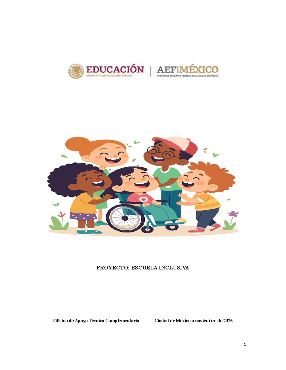 Proyecto Académico: Intervención para una Escuela Inclusiva en México ...