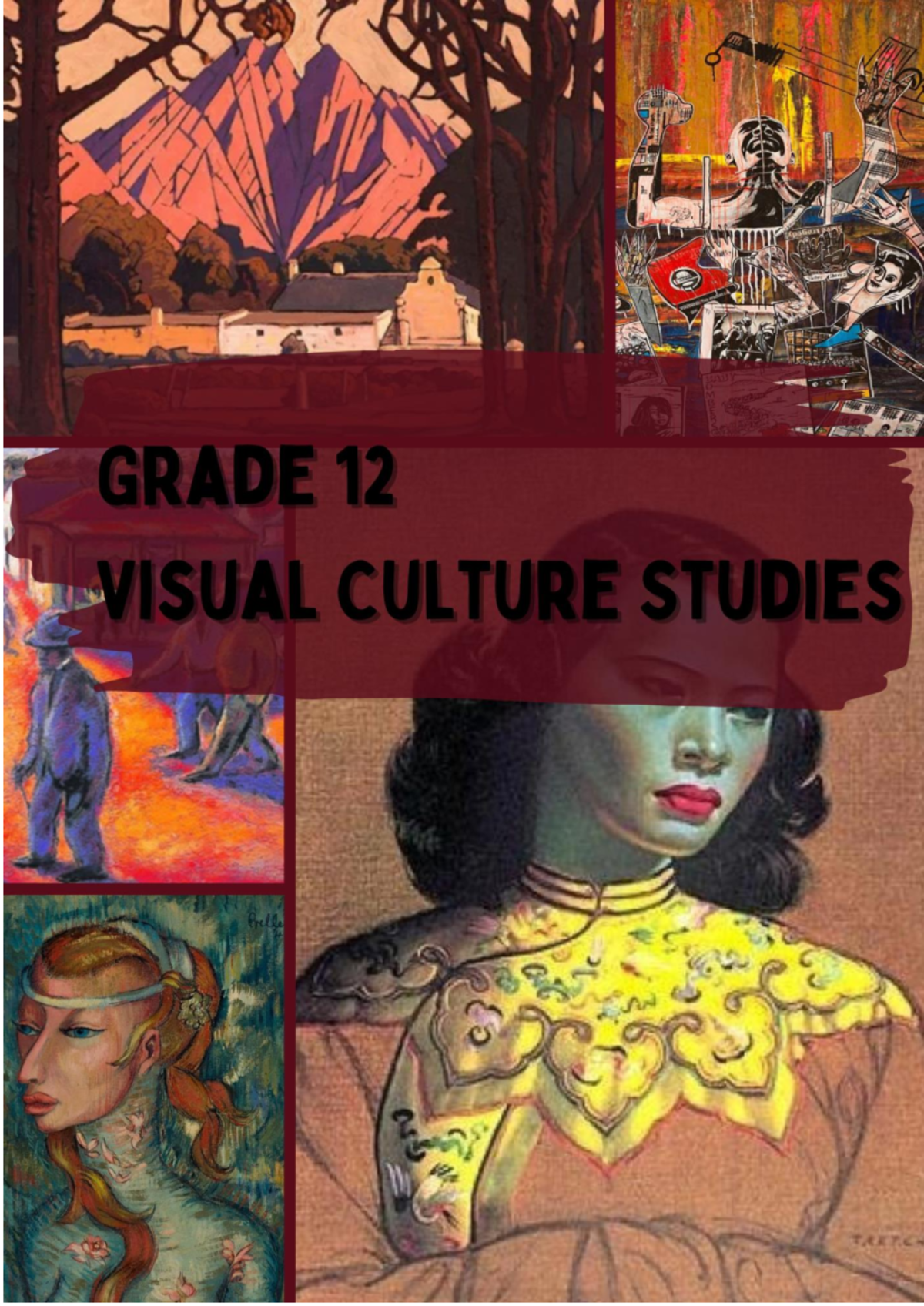 Grade 12 VCS Art Study Notes: Pre and Post-Apartheid Art - Studocu