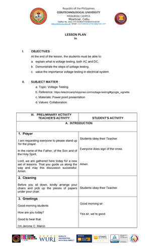 DLP- Blank.docx 12 - N/A - Instructional Planning (The process of ...
