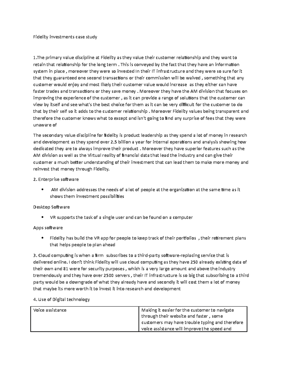 Fidelity investments case study - This is conveyed by the fact that ...