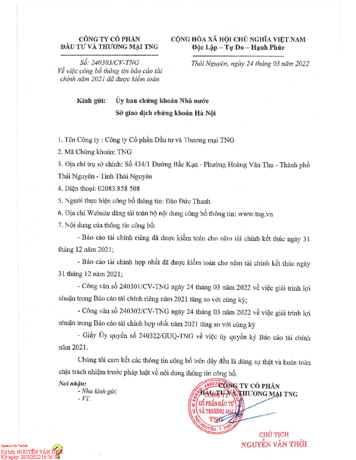 TNG 21CN BCTC HNKT - aaabbbb - Quản trị tài chính - Studocu