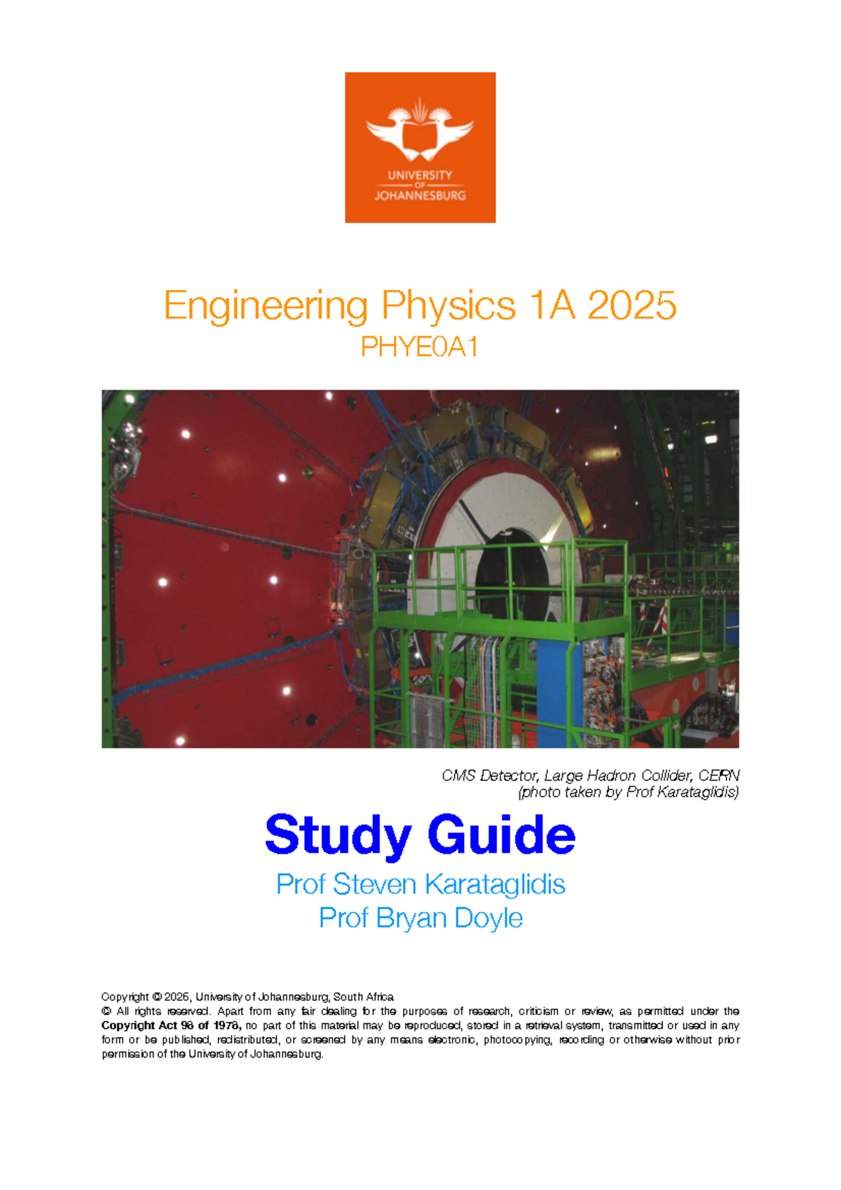 Engineering Physics 1A (PHYE0A1) Study Guide: Mechanics, Waves ...