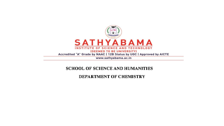 SCY1612 - Introduction to Spectroscopy: Key Concepts and Applications ...