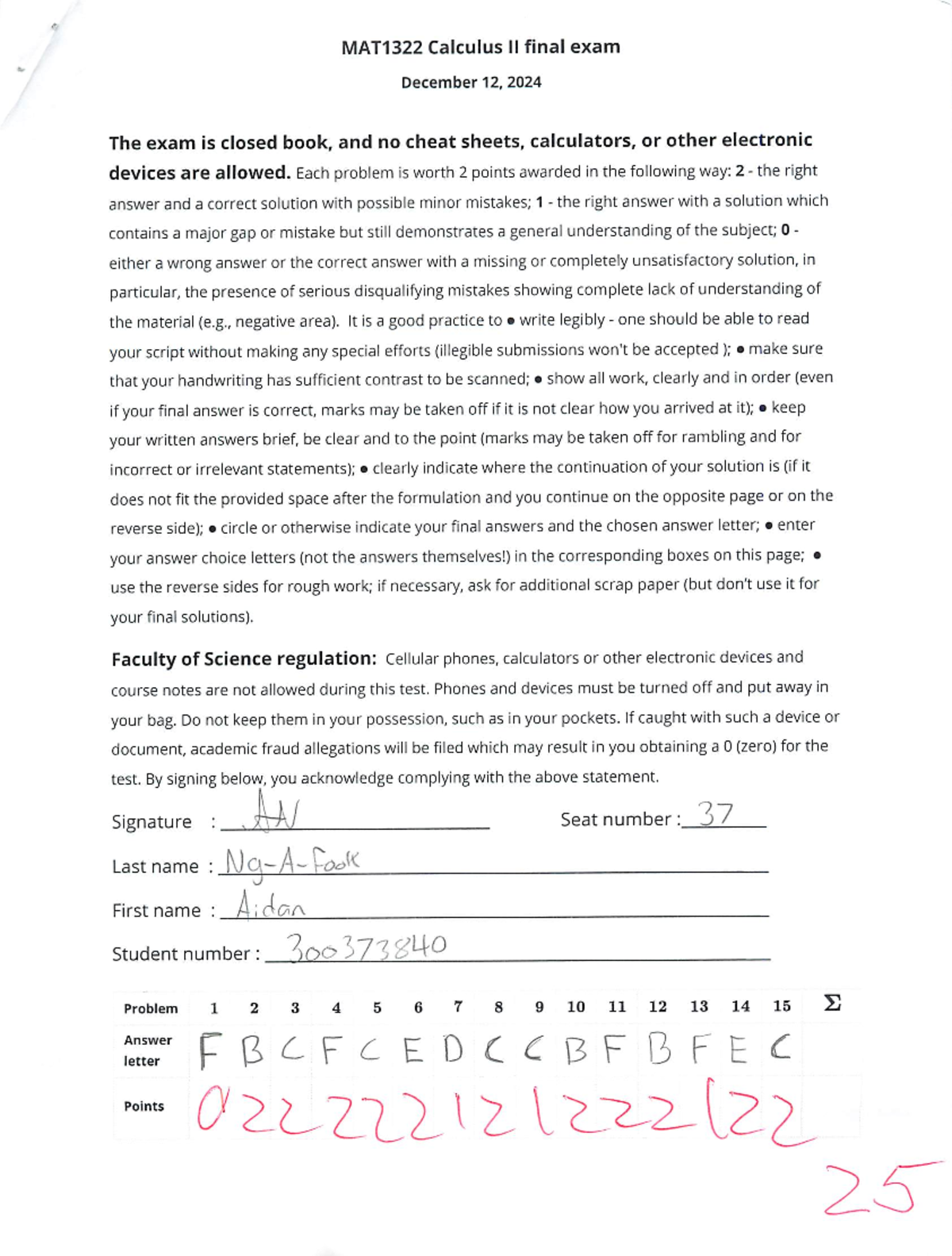 MAT1322 Final Exam Guidelines & Practice Questions - 300373840 - Studocu