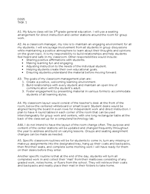 D003 Task 1 - task1 - D Task A. Scenario 2: Bryan Bryan is currently ...
