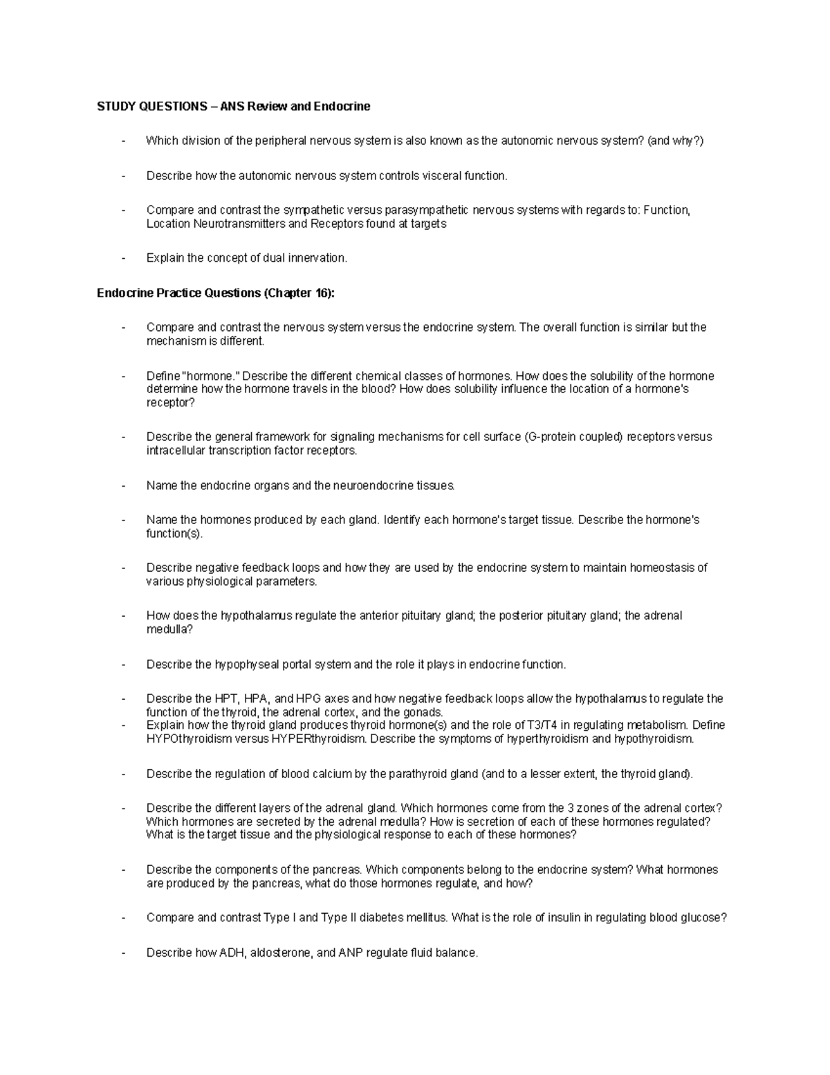 Final Exam Study Guide: Cardiovascular and Blood Systems (Bio 101 ...