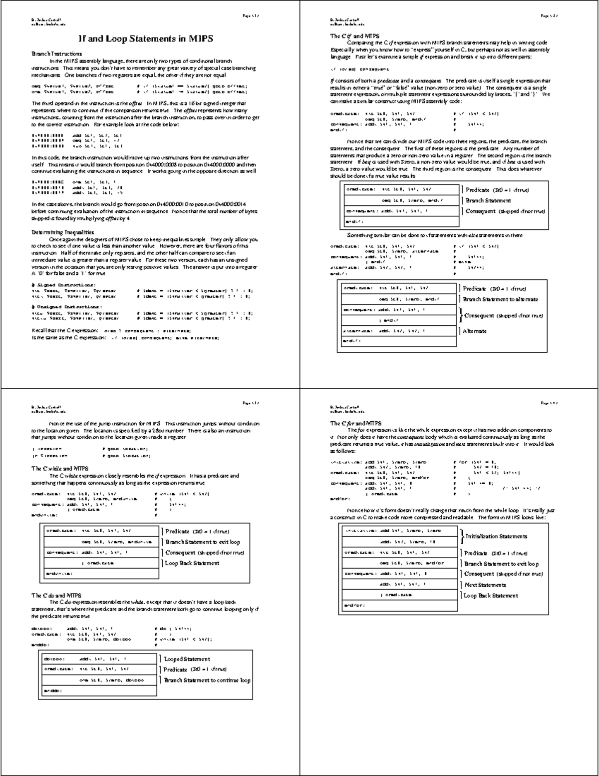 MIPS Instructions Overview: Key Commands and Usage Guide - Studocu