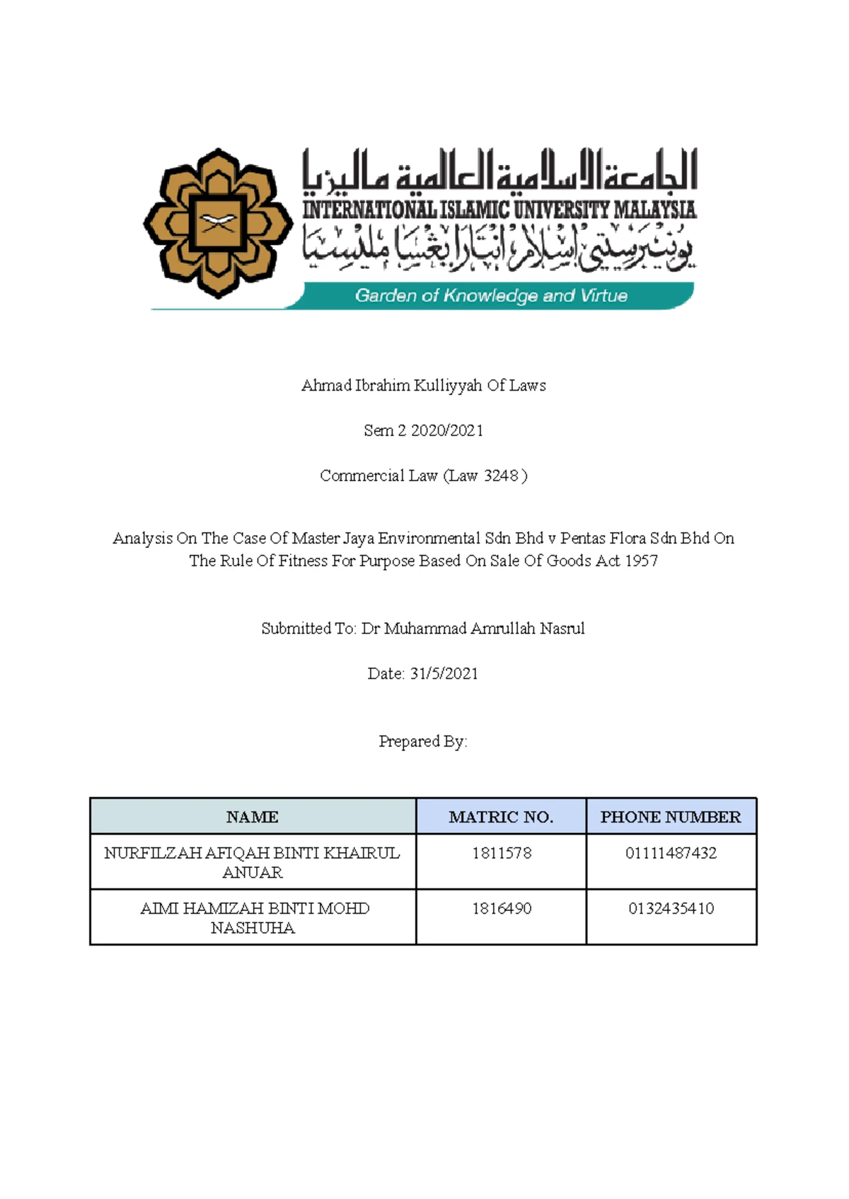 Midterm Notes (CL101) - Key Concepts in Commercial Law - Studocu