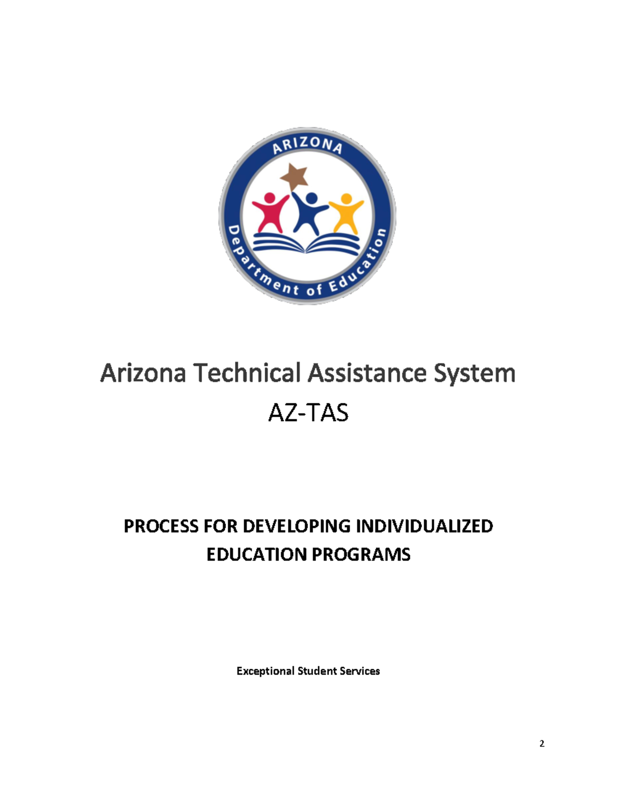 Aztas-IEP - for IEP - AZ-TAS PROCESS FOR DEVELOPING INDIVIDUALIZED ...
