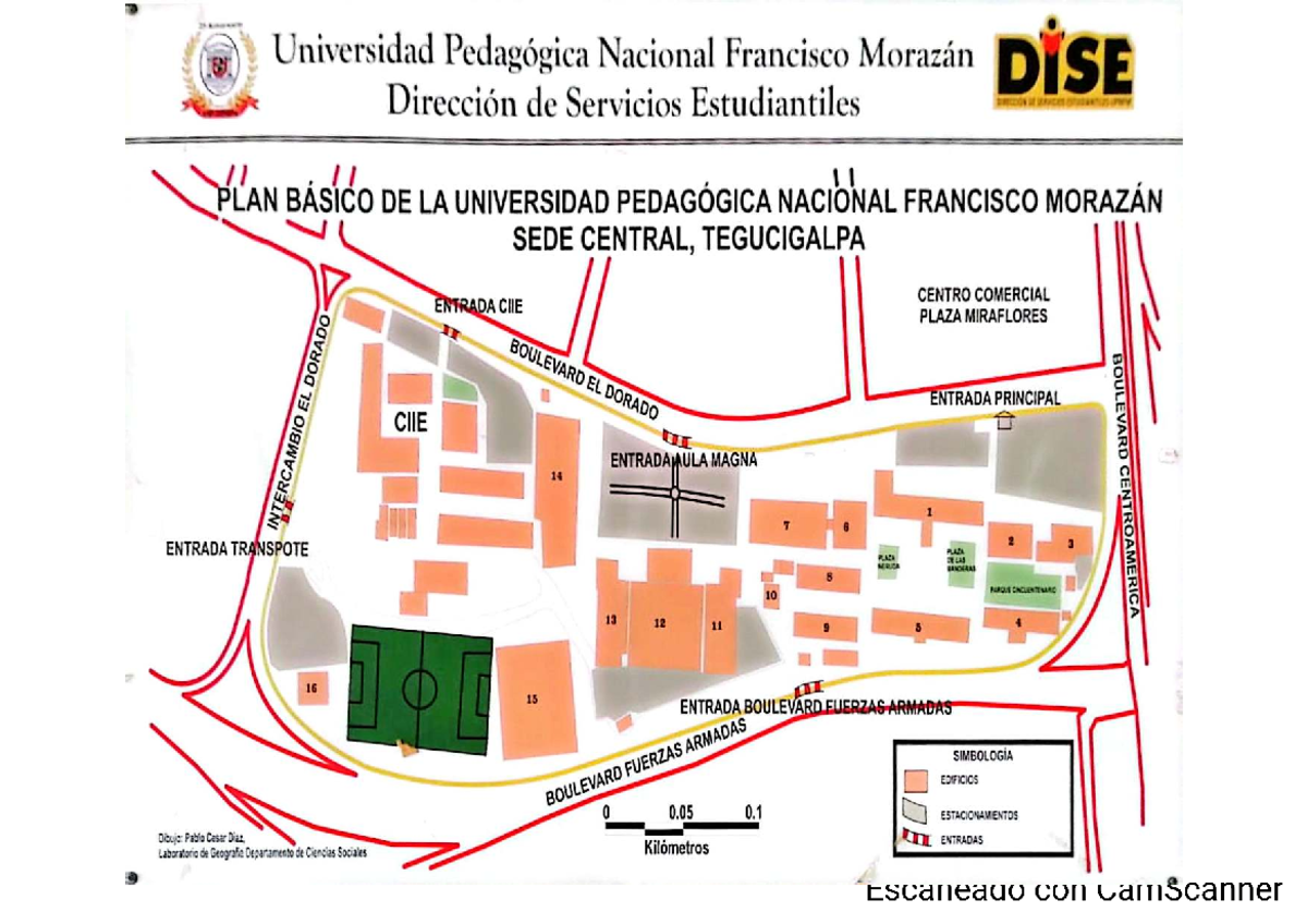 Croquis UPNFM: Plan Básico y Servicios Estudiantiles - Studocu
