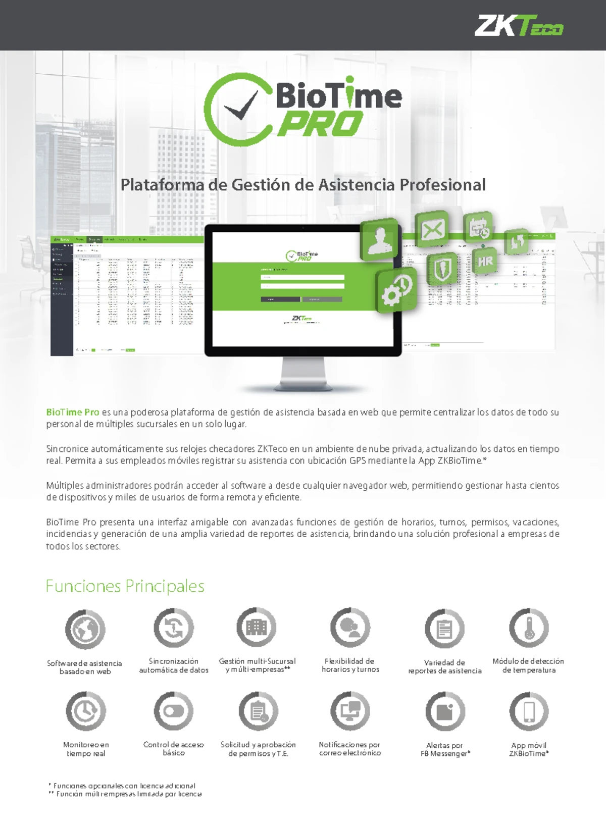 BioTime Pro FAQ - Respuestas a Preguntas Frecuentes v2 - Studocu