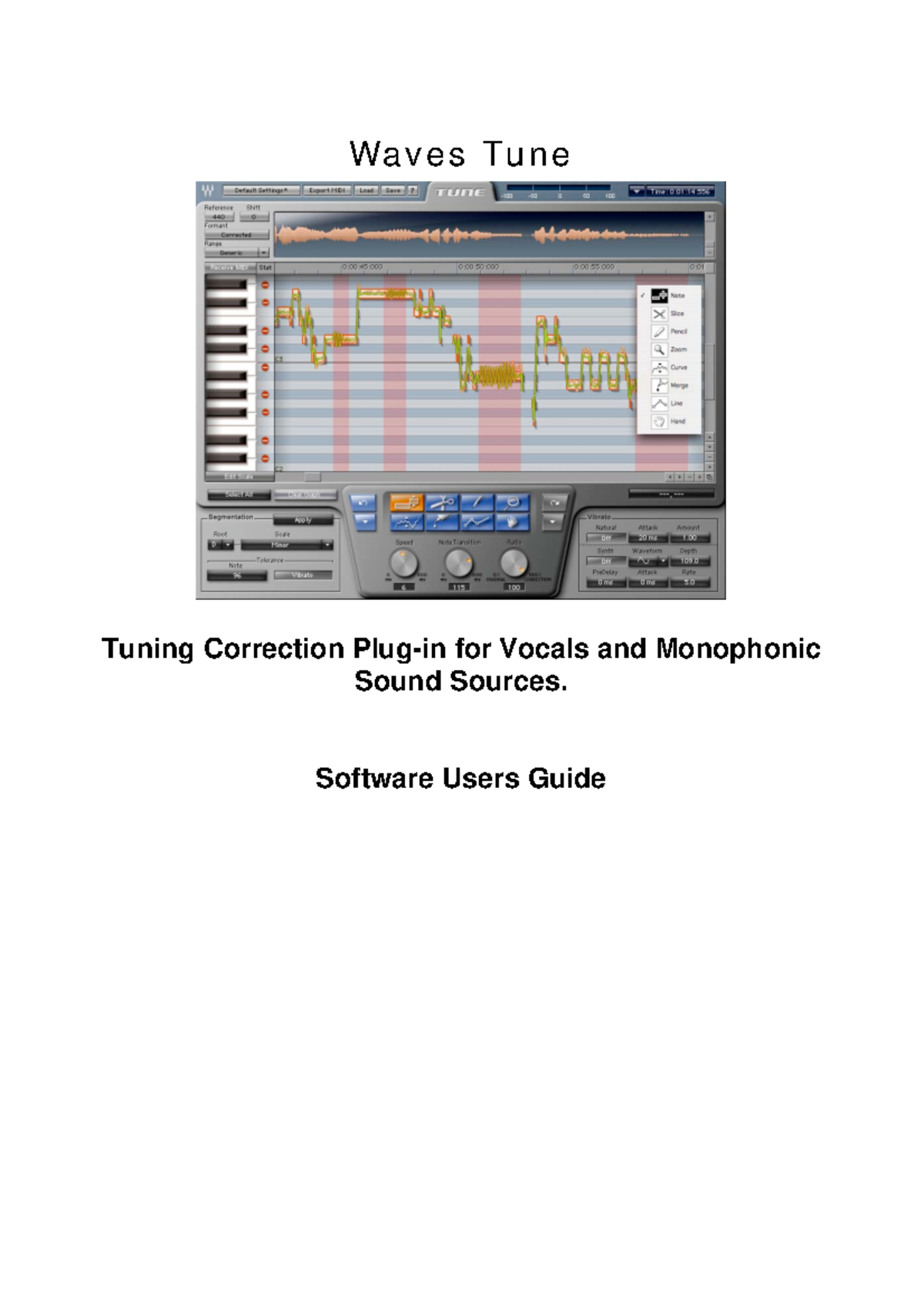 Waves Tune - eqfvfv - Wa ve s Tune Tuning Correction Plug-in for Vocals ...