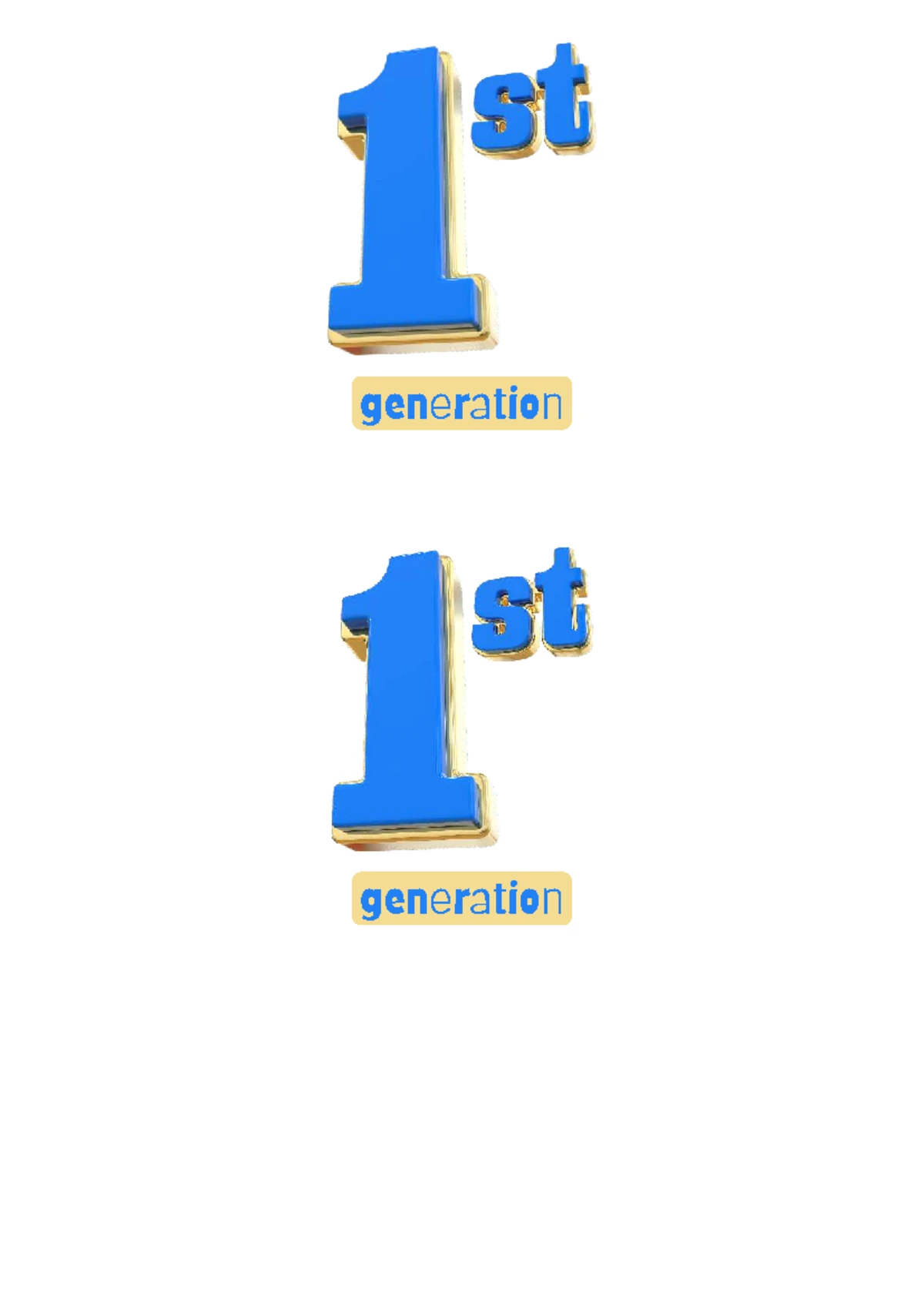 Generation labels - level label - ge ra on ge ra on ge ra on ge ra on ...