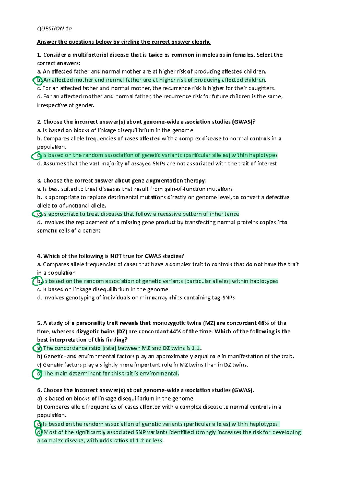 GTS 368 - Comprehensive Review of Past Paper Questions ST2 - Studocu