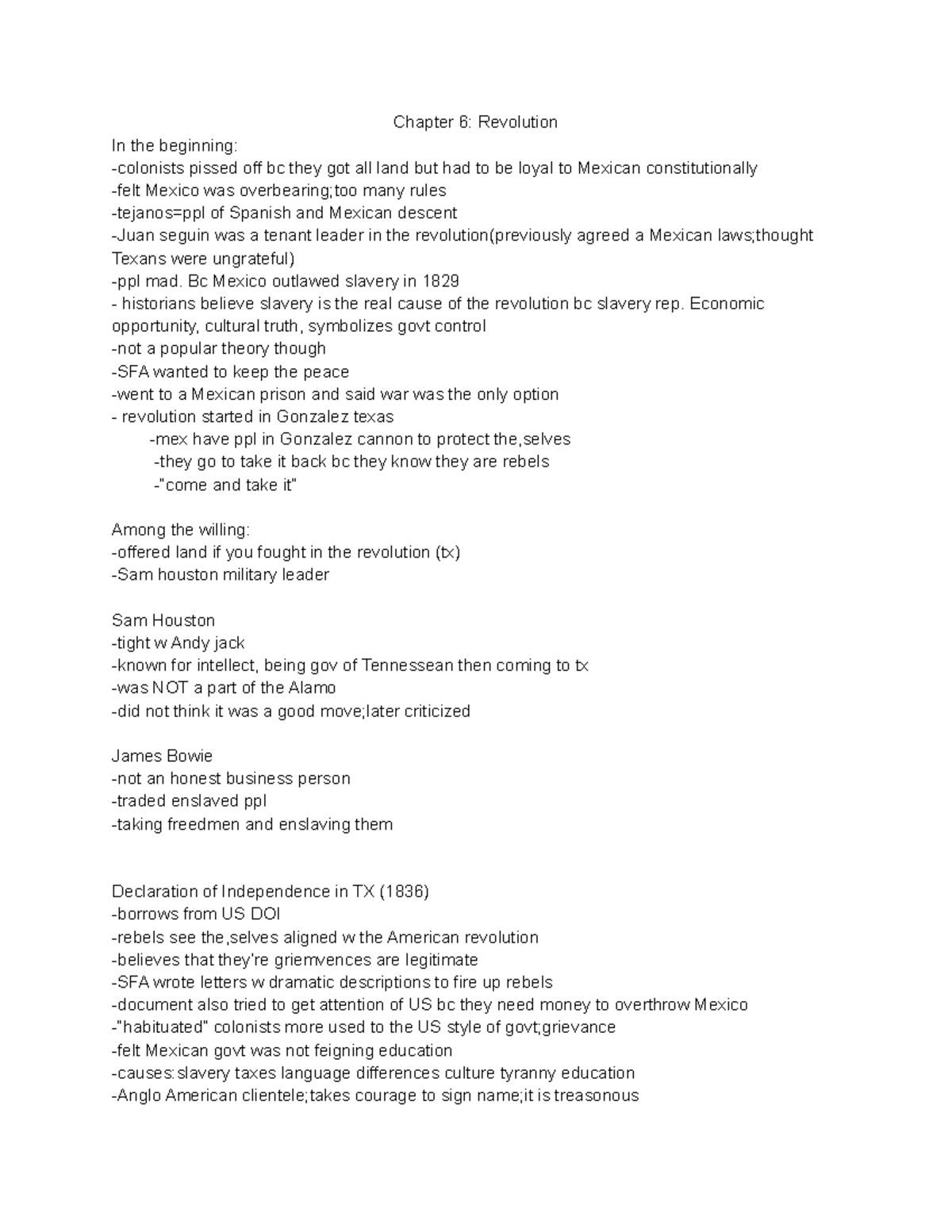 Chapter 6 revolution - Chapter 6: Revolution In the beginning ...