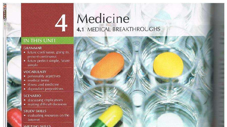 4 Medicine 4.1 Medical Breakthroughs and Future Developments in ...