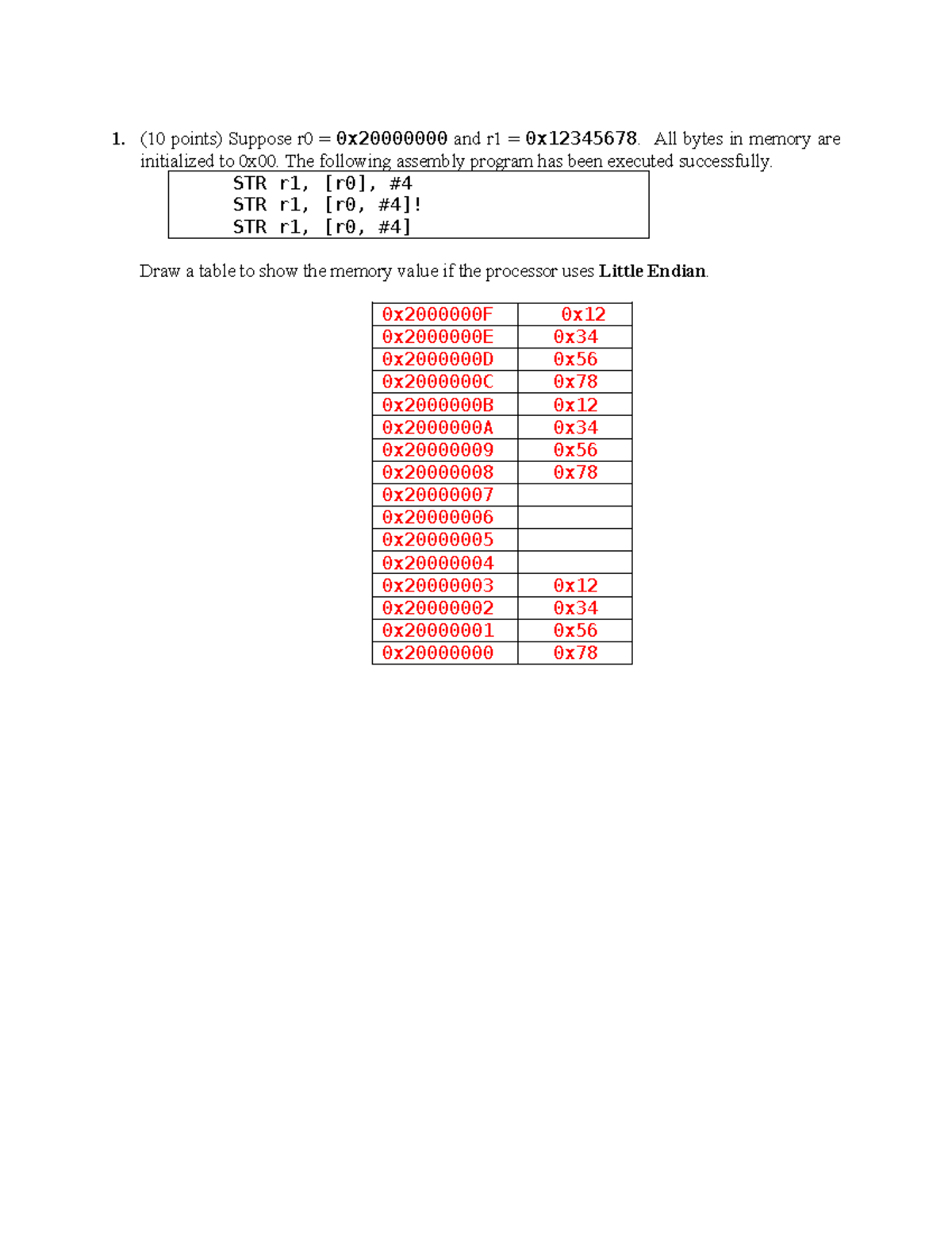Sample Examples for Final Exam on Assembly Language (CS101) - Studocu