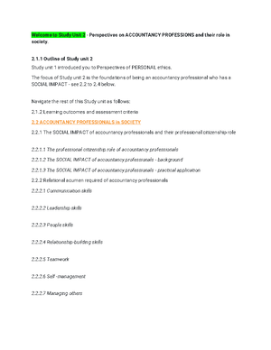 [Solved] Assessment 2 of CAS1501 covers a Study unit 2 b Study unit 1 ...