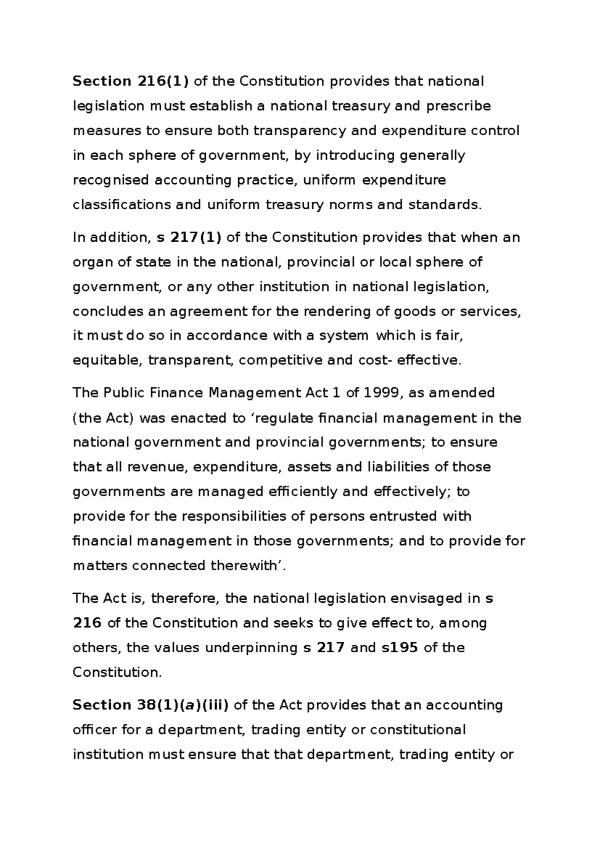 Section 216 - Comprehensive Overview of Law of Contracts Compliance ...