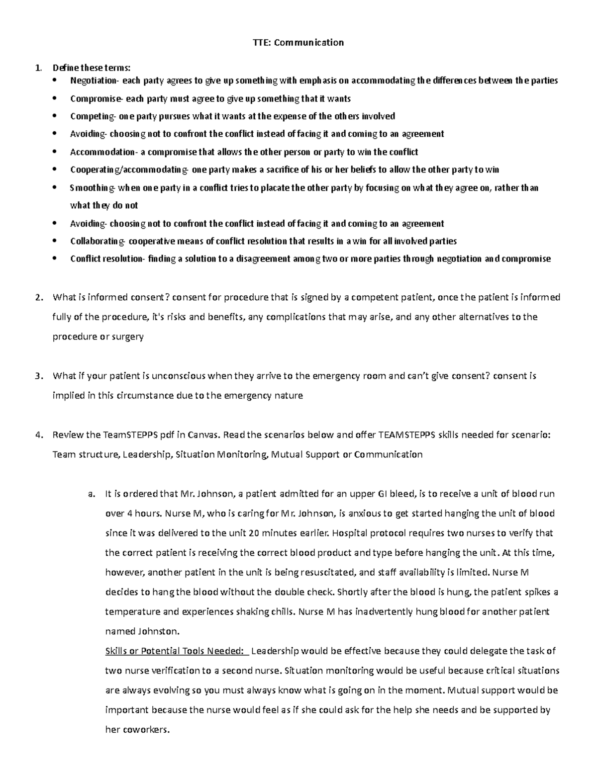 TTE 2023: Effective Communication and Conflict Resolution Strategies ...