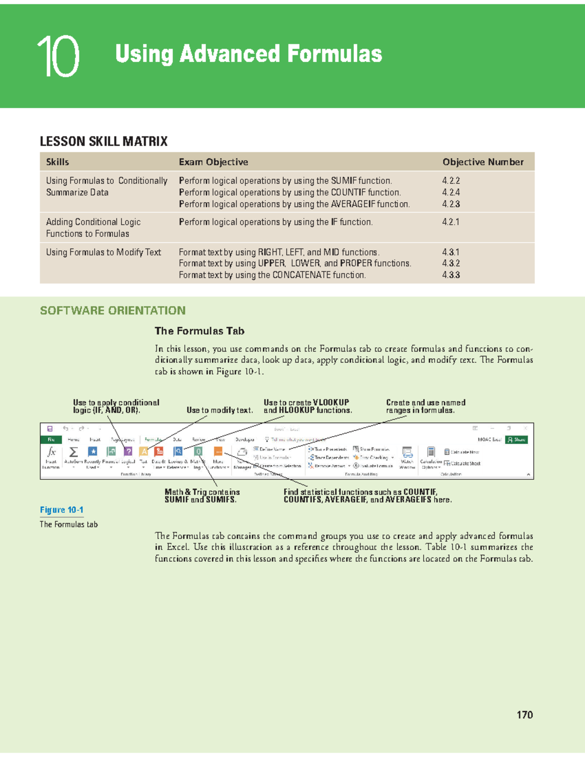 Excel Lesson 10: Advanced Formulas for Business Applications - Studocu