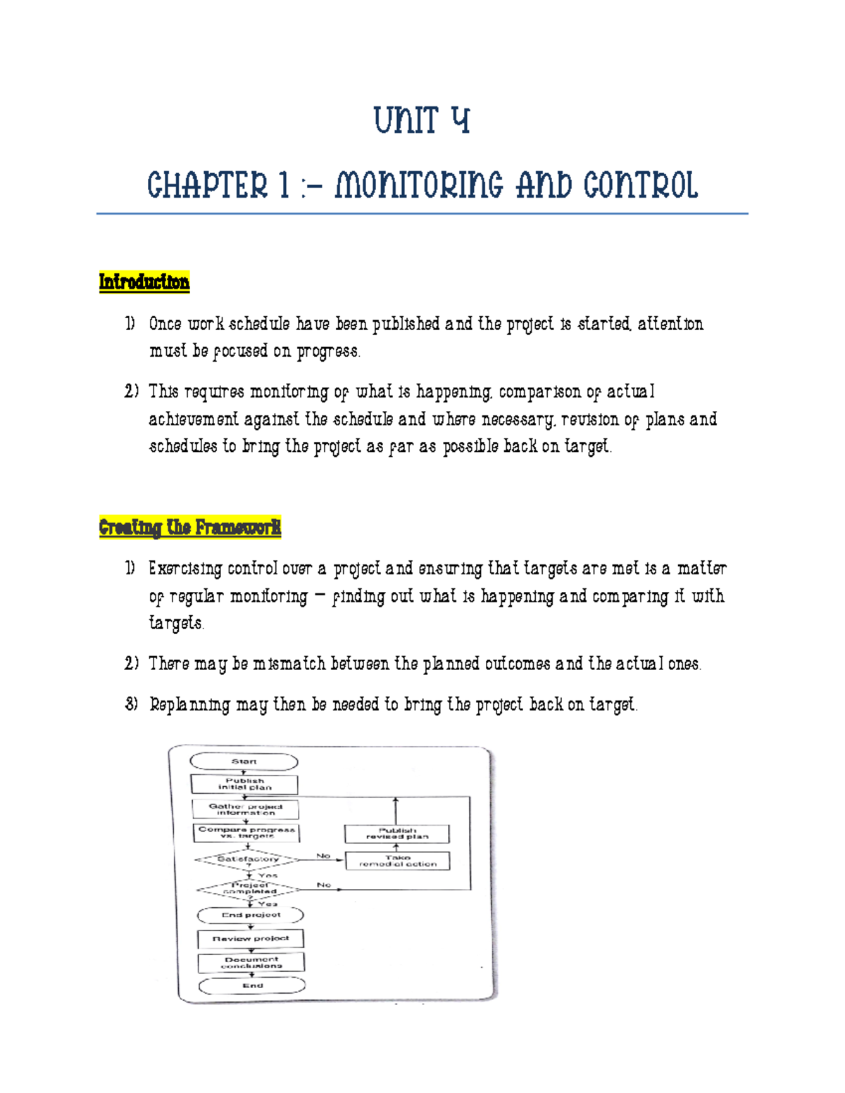 SPM Unit 4: Monitoring, Control, and Software Configuration Management ...