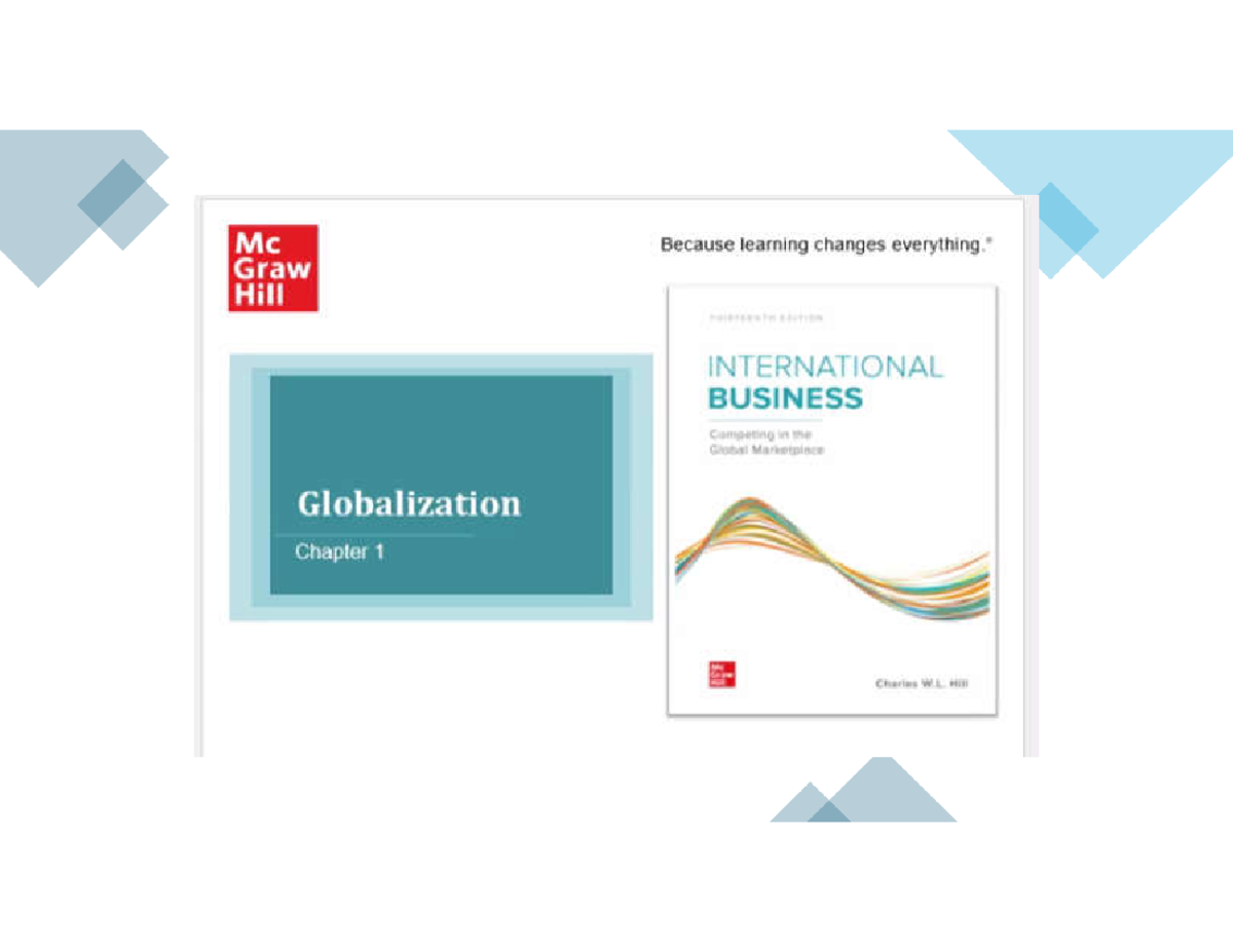 Globalization Insights: Chapter 1 - Competing in the Global Market ...