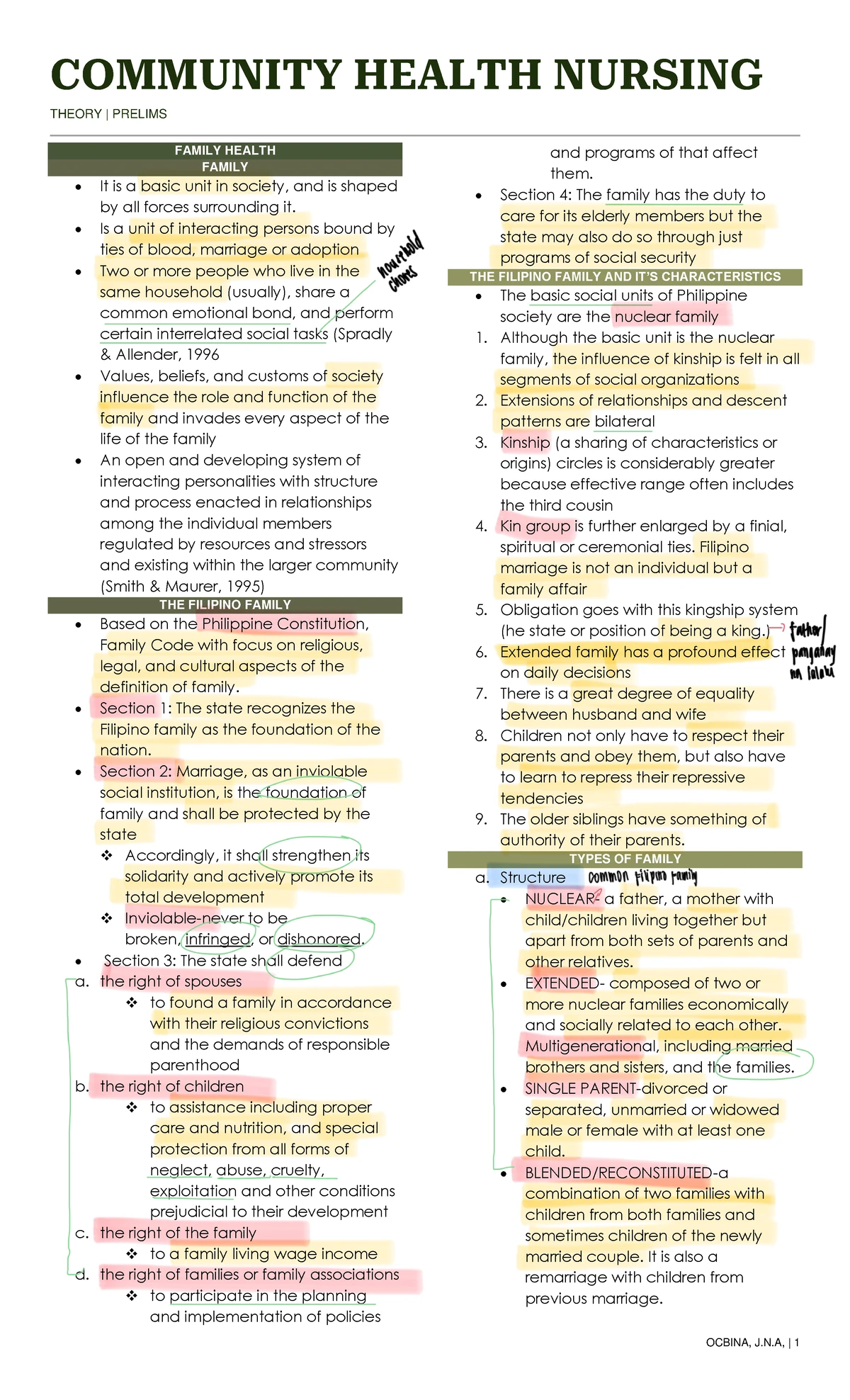 NCM 104: Community Health Nursing Overview and Key Concepts - Studocu