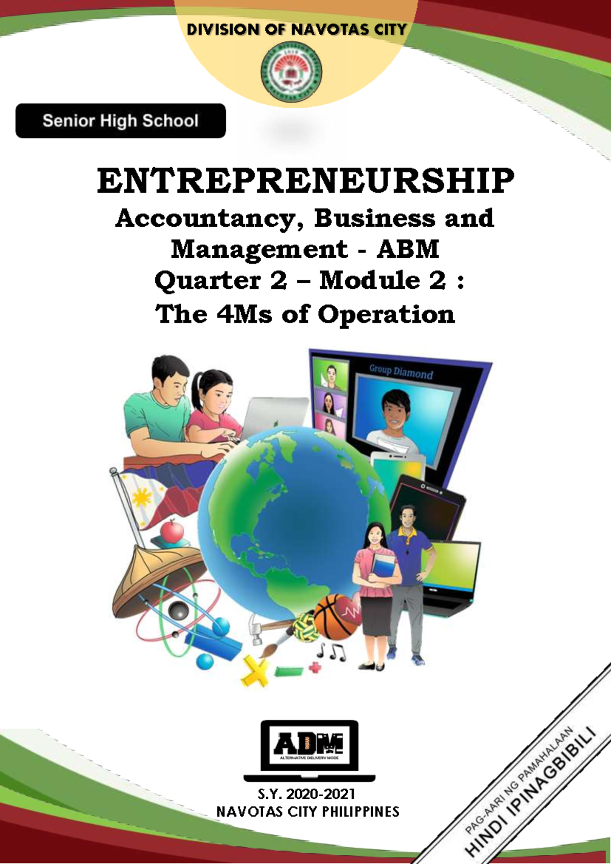 ABM SHS Entrep Q2 M2: Understanding the 4Ms of Operations - Studocu