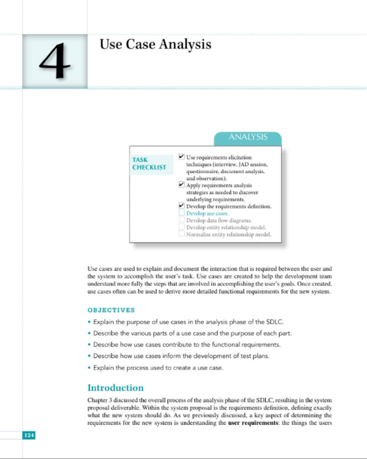 Use Case Analysis in SDLC - Chapter Overview - Studocu