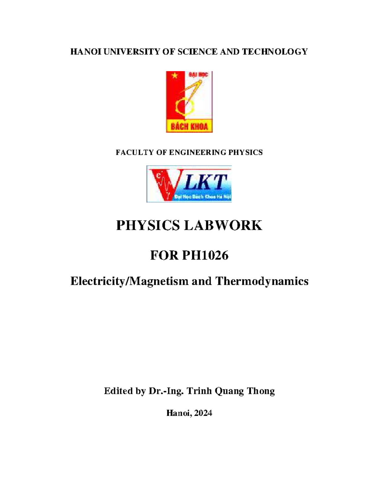 PH1026 Physics Lab: RLC Circuit Measurements and Thermodynamics - Studocu