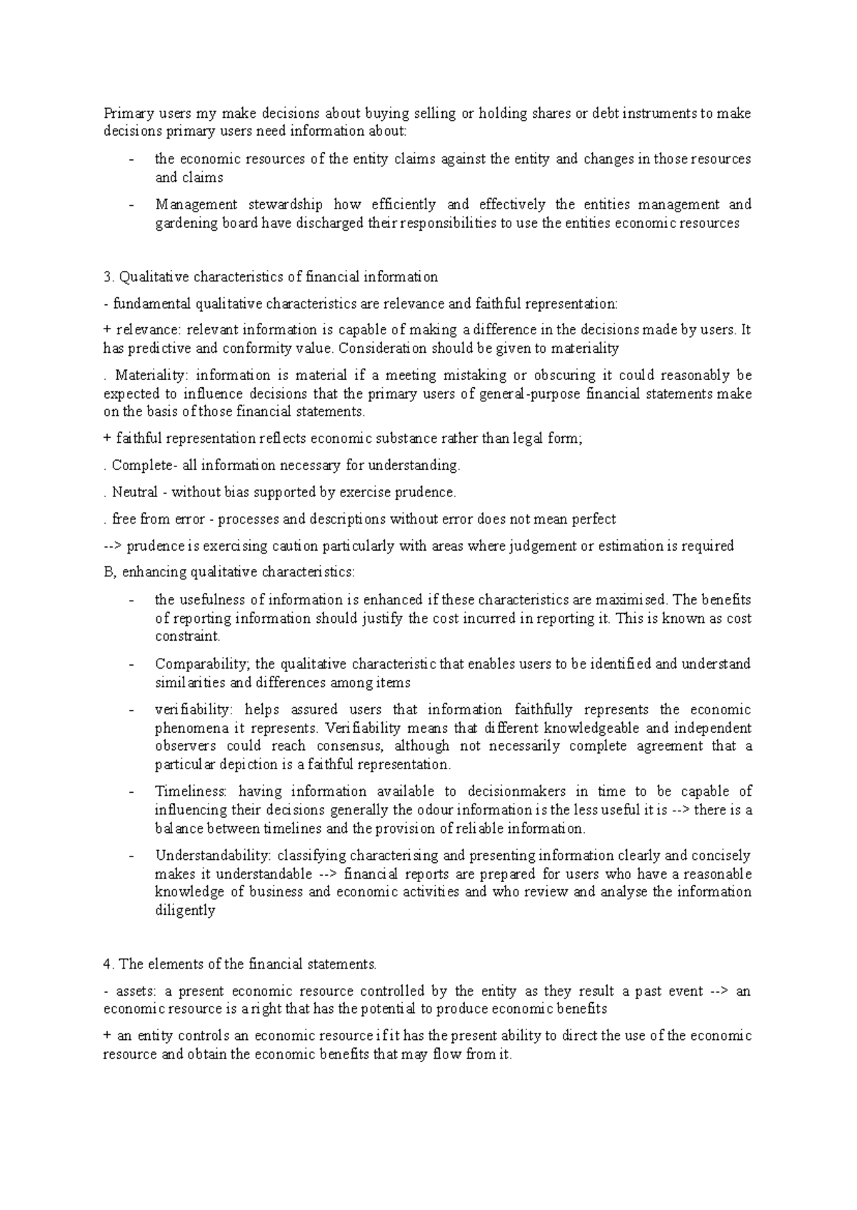 ACCA F7 - Comprehensive Notes on Financial Reporting Standards - Studocu