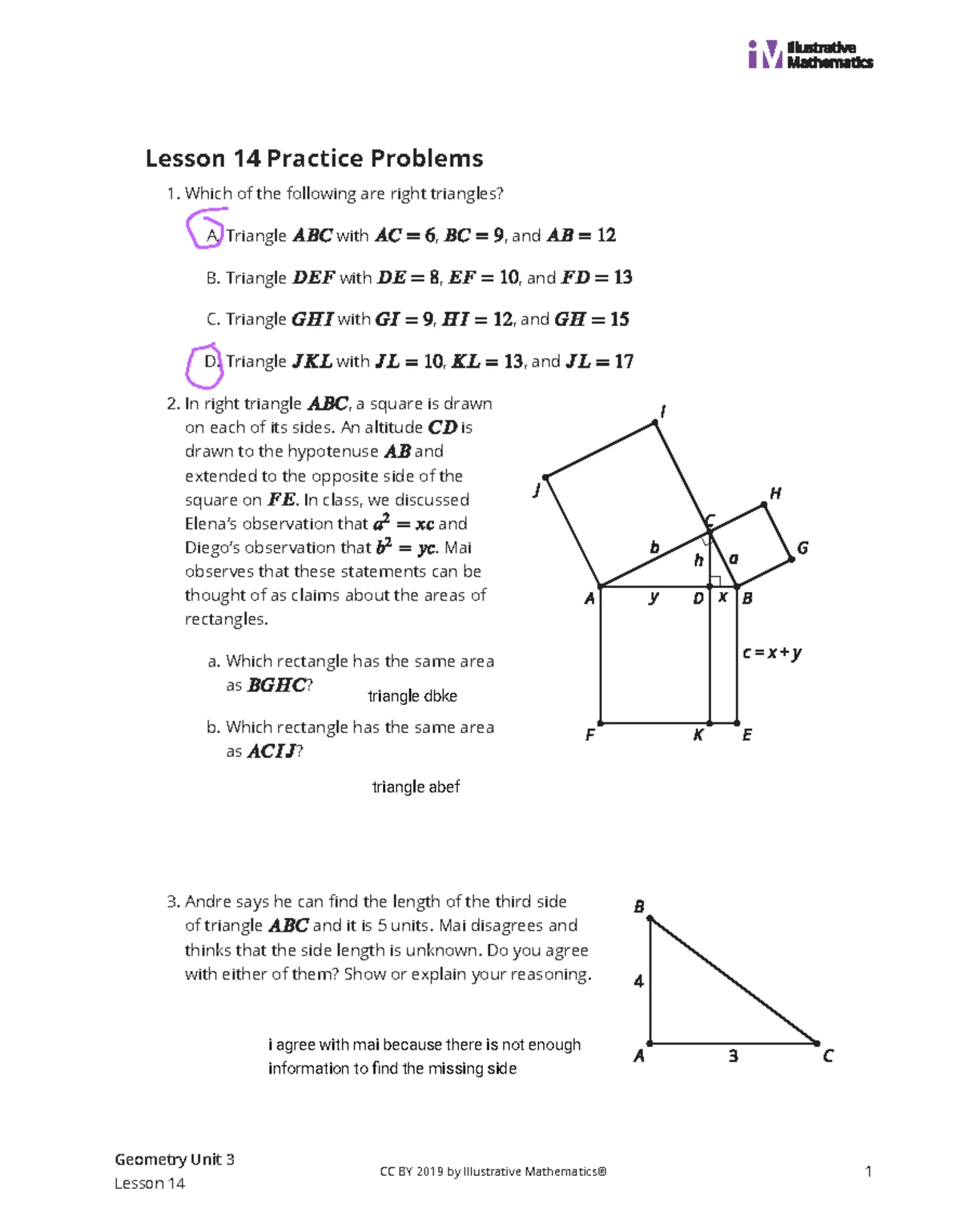 Geometry-3-13-Lesson-Practice-Problem-Set-for-Review - Studocu