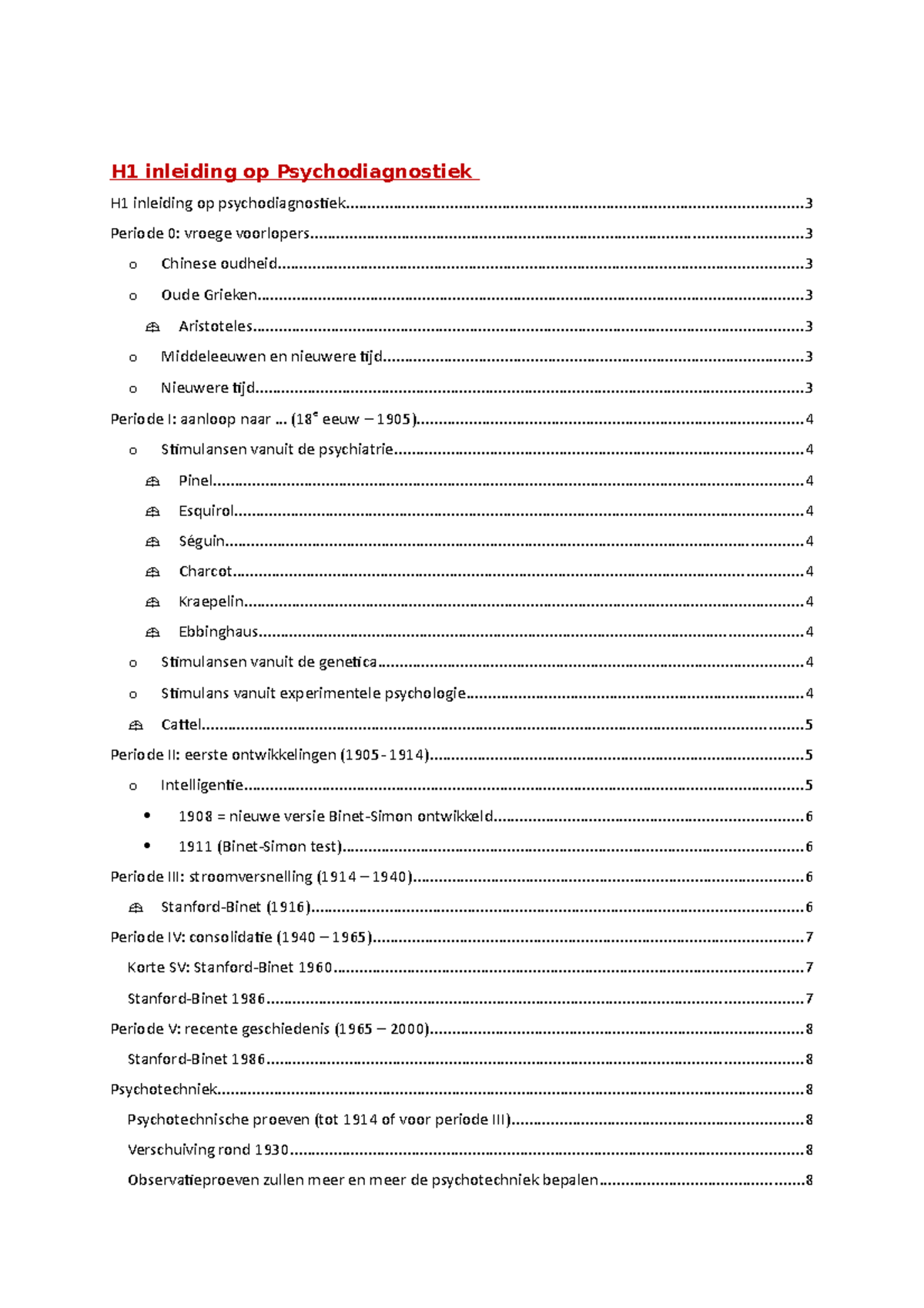 HC 1 H1 inleiding op psychodiagnostiek - H1 inleiding op ...