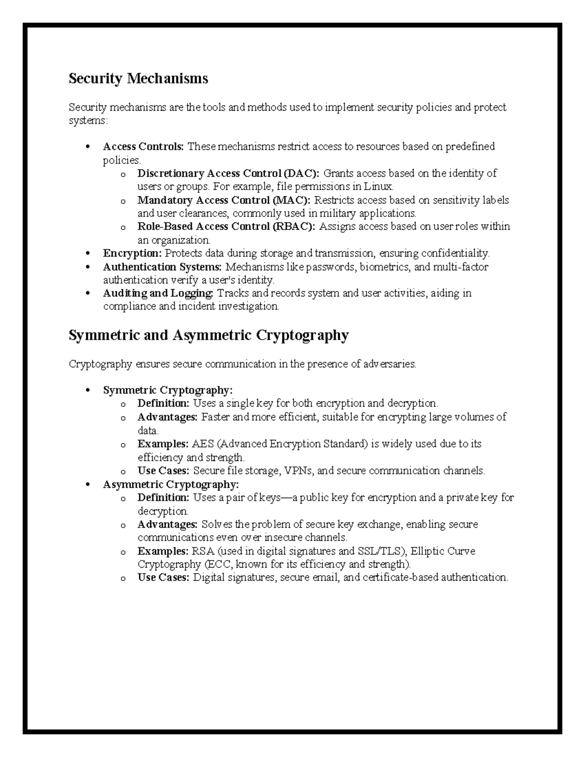 Comprehensive Guide to Information Security (CS101 Final Exam Notes ...