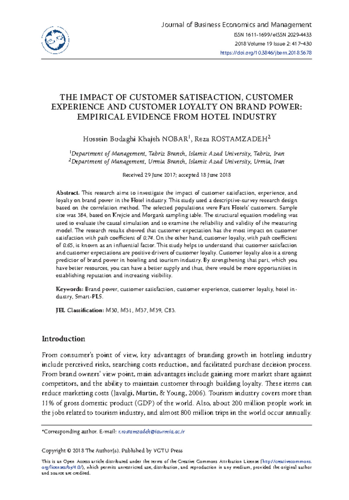 The Impact of Customer Satisfaction, Experience, and Loyalty on Brand ...