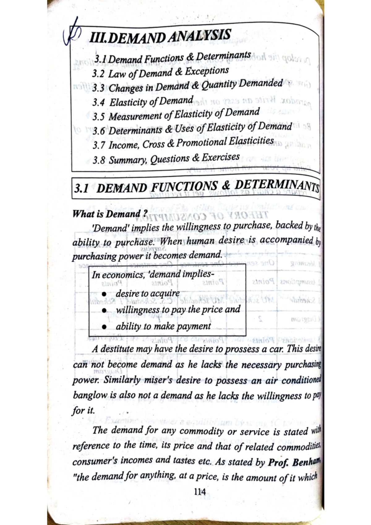Law of demand - nice notes u can reffer - ANALYSIS 3 Demand Functions ...