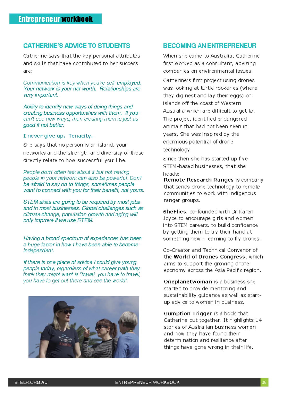 Entrepreneur Workbook: Key Advice for Aspiring Entrepreneurs - Studocu