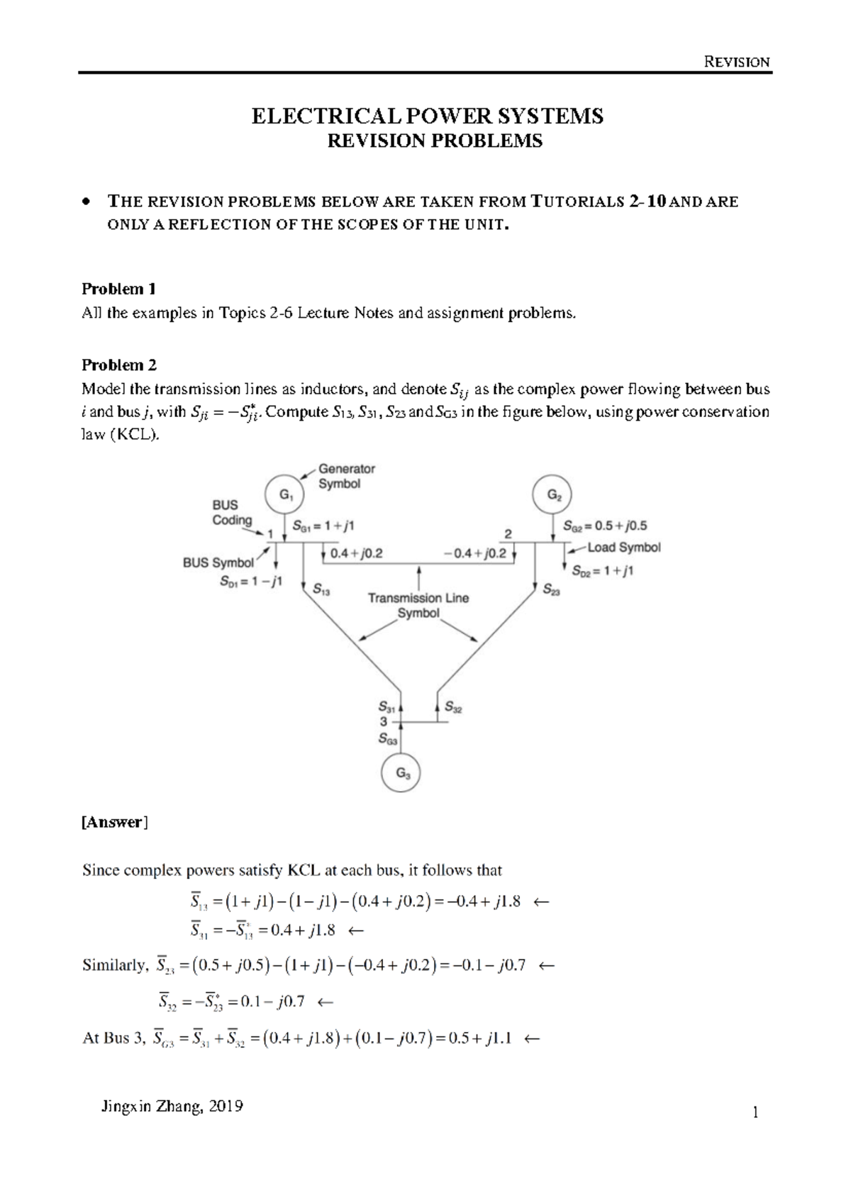 Sample/practice exam 13 June 2019, questions - REVISION ELECTRICAL ...