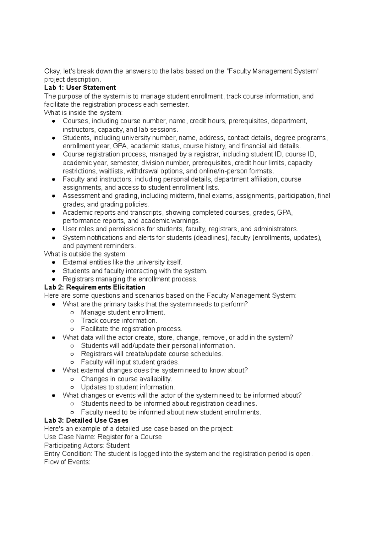 4005502 - Management Project Labs: User Statement & Requirements ...